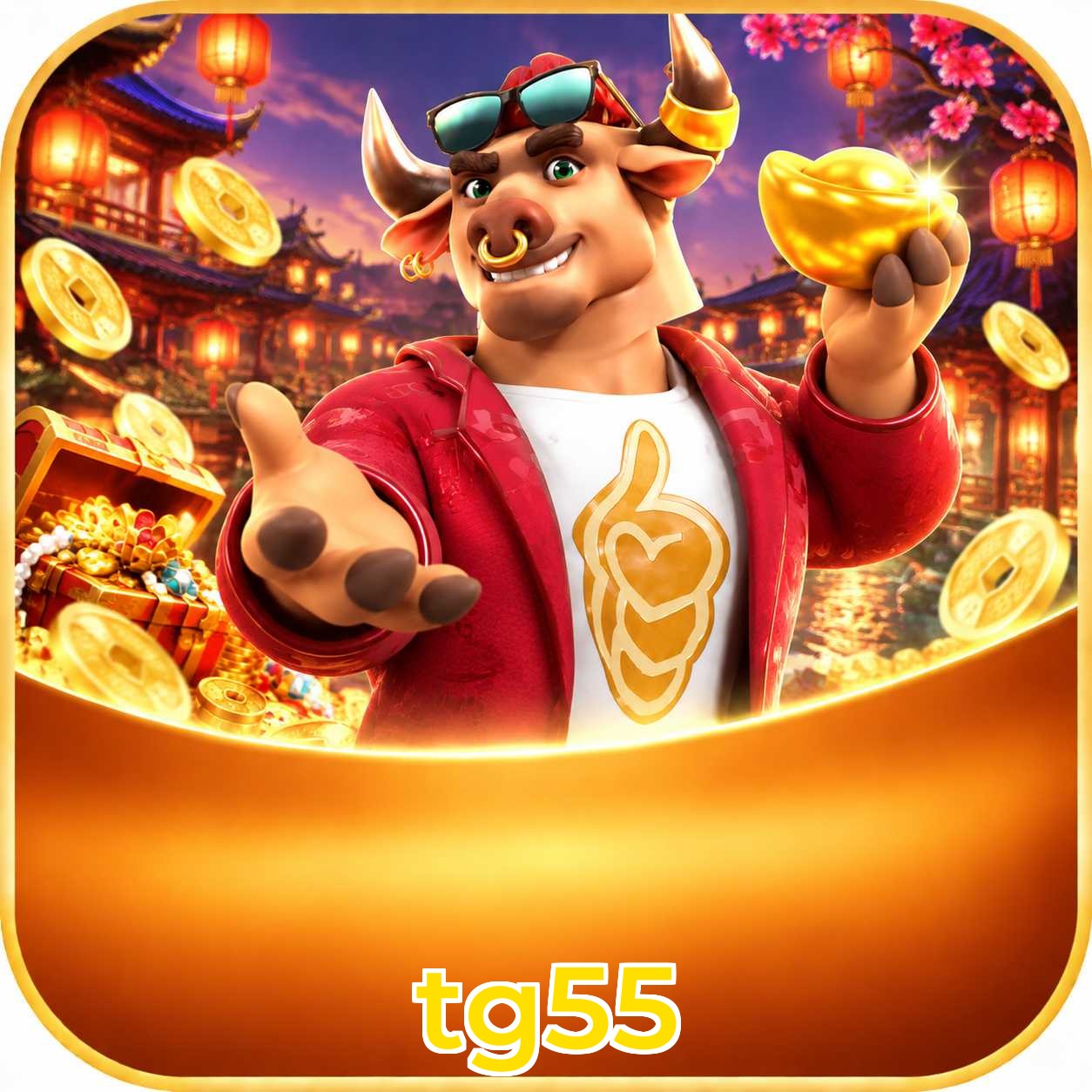 Interface de jogos na tg55 incluindo Plushie Frenzy